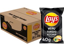Lay's Heinz Tomaten Ketchup - Chips - 20 x 40 gram