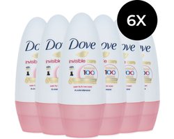 Dove - Deodorant - Roller - Invisible Care - 50ml x 6