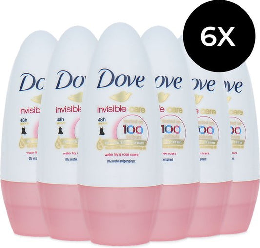 Dove - Deodorant - Roller - Invisible Care - 50ml x 6