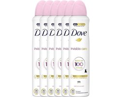 Dove Invisible Care - 250 ml - Deodorant - 6 stuks - Voordeelverpakking