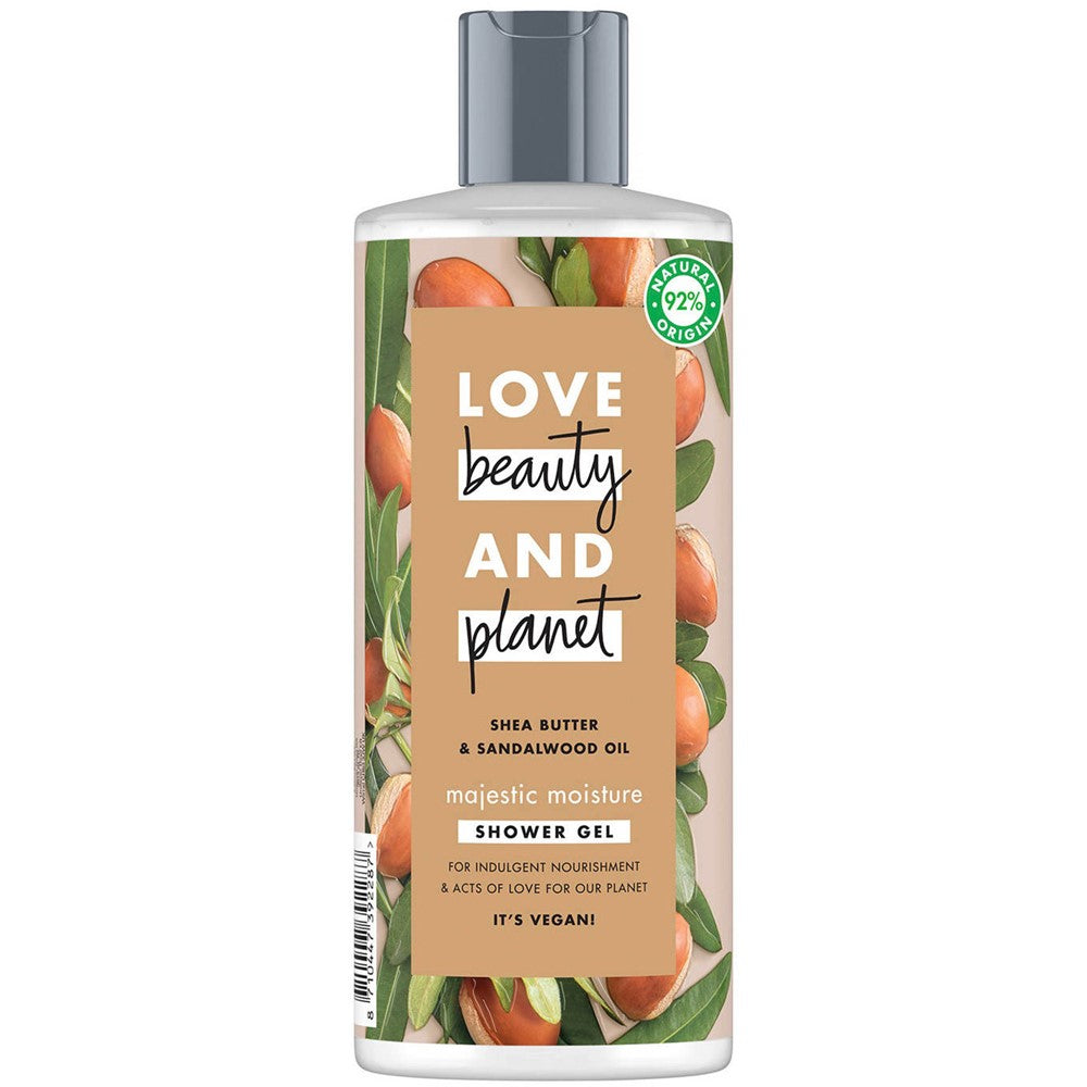 Love Beauty And Planet - Douchegel - Majestic Moisture - Shea Butter & Sandalwood Oil - 500ml