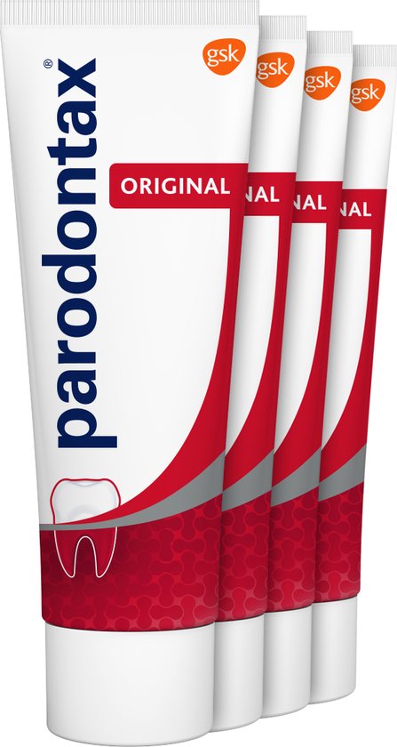 Parodontax Original - Tandpasta - tegen bloedend tandvlees - 4x75 ml