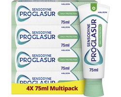 Sensodyne Proglasur Daily Protection - Tandpasta - Dagelijkse bescherming - Gevoelige tanden - 4 x 75 ml