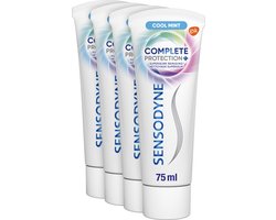 Sensodyne Complete Protection + Cool Mint tandpasta - voordeelverpakking - 4x75 ml