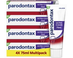 Parodontax Ultra Clean dagelijkse tandpasta tegen bloedend tandvlees 4 x 75ml