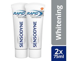 Sensodyne Rapid Relief Whitening - 2 X 75 ML- Tandpasta