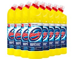 Glorix - Toiletreiniger - Original - Dikke bleek - 750ml x 8