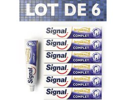 SIGNAL Lot van 6 tandpasta's Integral 8 Complete Protection 48H - 75ml