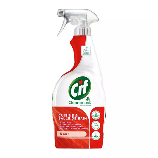 Cif Clean Boost - Badkamerreiniger - Spray - 5-in 1 - 750ml