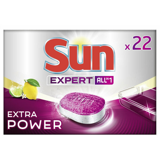 Sun All-in One - Vaatwas - Tablet - Expert - Extra Power - Lemon - 22Wb/385g