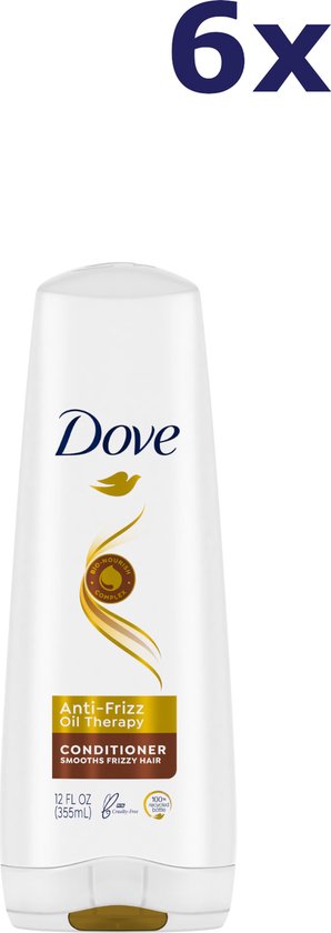Dove Anti-Frizz Conditioner - 6 x 200 ml