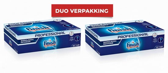 Finish Professional Bierglasreiniger Tabletten - 60 Stuks