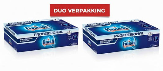 Finish Professional Bierglasreiniger Tabletten - 60 Stuks