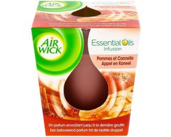 Air wick Geurkaars Appel en Kaneel Geur kaars - Apple Cinnamon candle