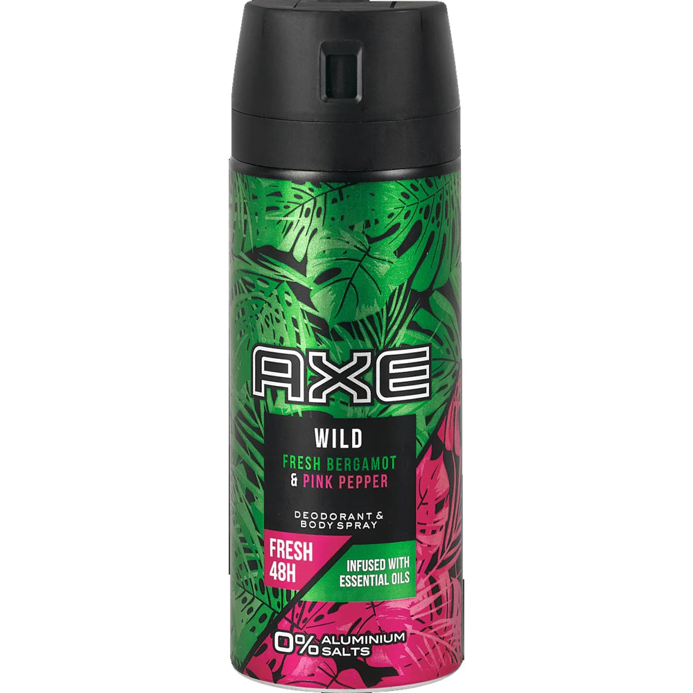 Axe - Deodorant - Spray - Wild - Fresh Bergamot & Pink Pepper - 150ml