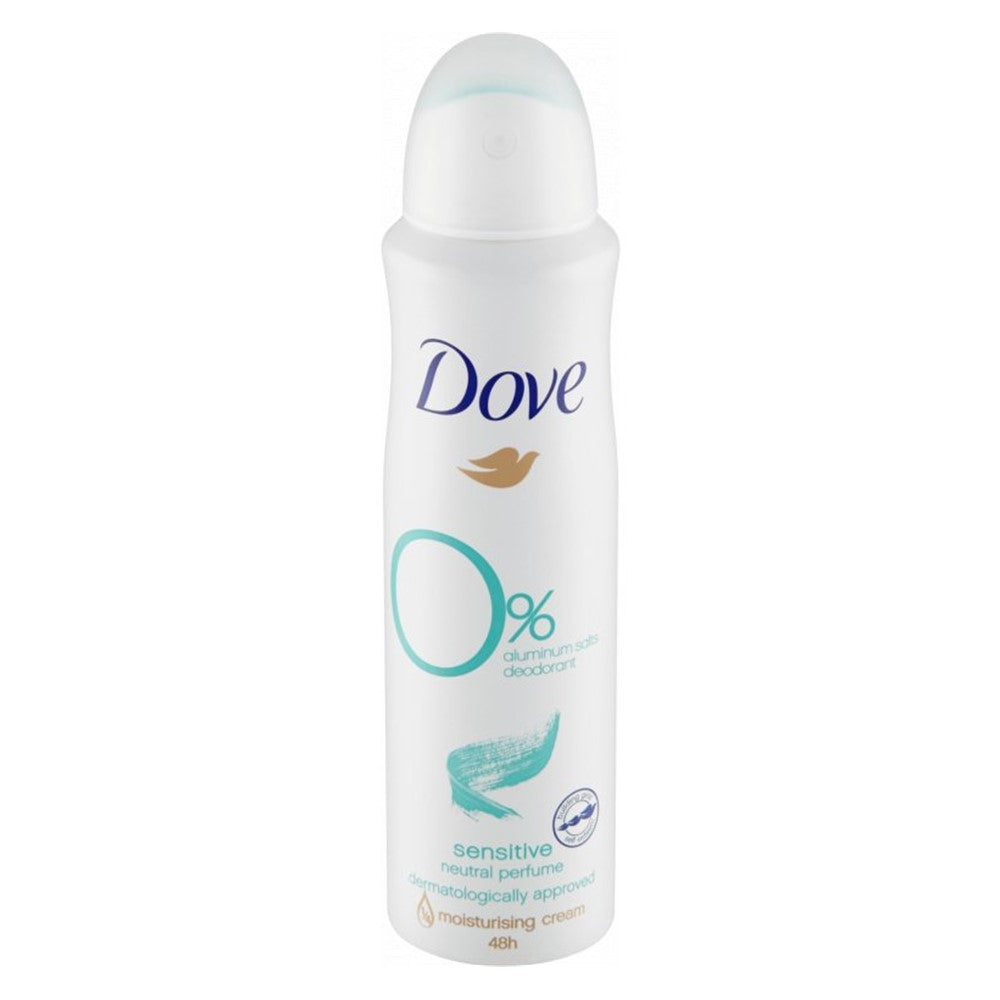 Dove - Deodorant - Spray - Zero% - Sensitive - 150ml