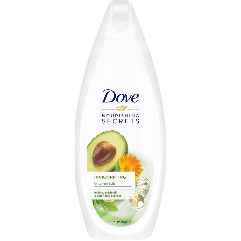Dove Nourishing Secrets - Douchegel - Invigorating - Avocado Oil & Calendula Extract - 225ml