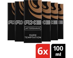 Axe Dark Temptation Aftershave - 6 x 100 ml - Voordeelverpakking