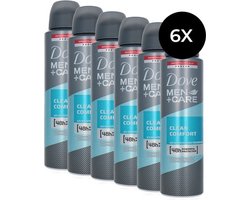 Dove - Deodorant - Clean Comfort - 150ml x 6