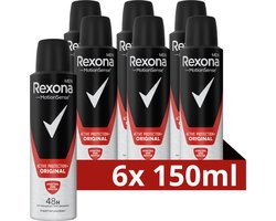 Rexona Men Anti-Transpirant Spray - Active Protection+ Original - met MotionSense Technologie - 6 x 150 ml