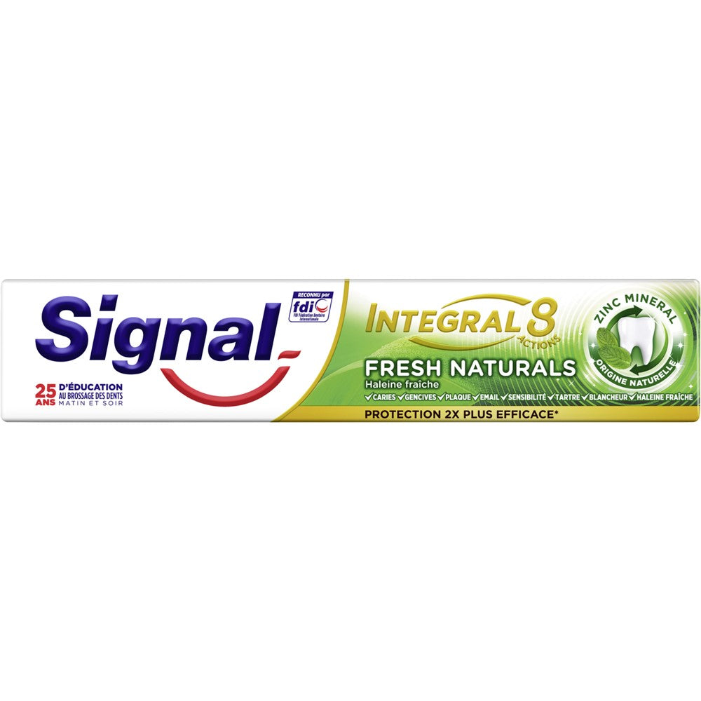 Signal - Tandpasta - Integral 8 Actions - Fresh Naturals - 75ml