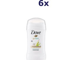 6x Dove 40ml deo stick go fresh pear & aloe vera