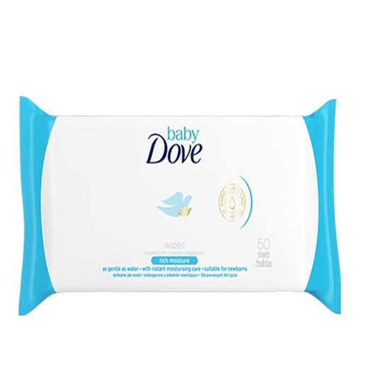 Dove - Babydoekjes - Rich Moisture - 50 Stuks