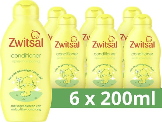 Zwitsal Baby Conditioner - 6 x 200 ml - Voordeelverpakking