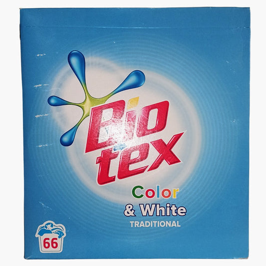 Biotex - Wasmiddel - Waspoeder - Color & White - Traditional - 66Wb/4,62kg