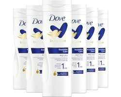 Dove Body Love Bodylotion - Essential Care - met Ceramide Restoring Serum - 6 x 400 ml