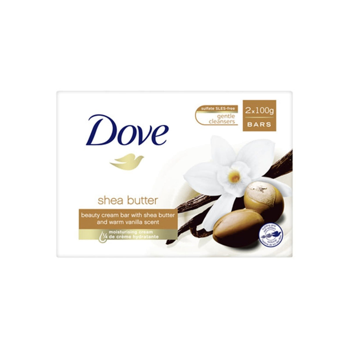 Dove - Zeeptablet - Beauty Creme Bar - Shea Butter - 2x100g