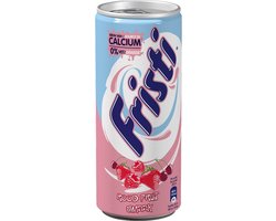 Fristi Yoghurtdrank in blik | Rood Fruit (pak 24 x 250 milliliter)