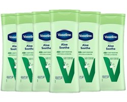 Vaseline Aloe Soothe Bodylotion - 6 x 400 ml