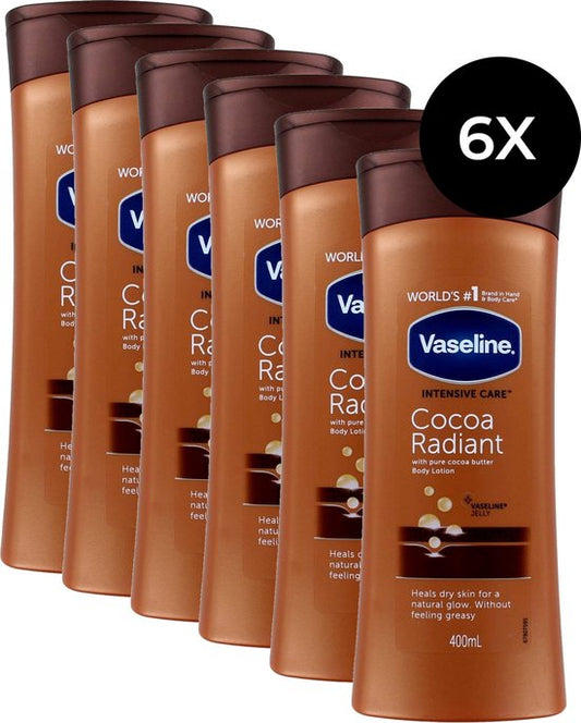 Vaseline - Bodylotion - Cocoa Radiant - 400ml x 6