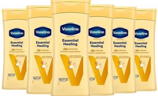Vaseline Bodylotion Essential Healing - 6 x 400 ml - Voordeelverpakking