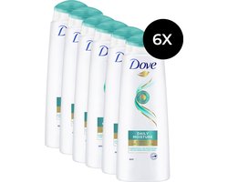 Dove Daily Moisture Shampoo - 6x 400 ml (voor breekbaar haar)