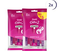 Wilkinson Sword Extra 2 Beauty - 30 stuks - Wegwerpscheermesjes - Voordeelverpakking