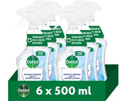 Dettol Desinfecterende Multi-Oppervlakken Allesreiniger Spray - 6 x 500 ml - Voordeelverpakking