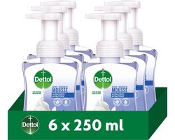 Dettol - Handzeep - Zachte Mousse - Antibacterieel - Orchidee & Vanille - 6 x 250 ml