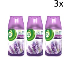 Air Wick Freshmatic Automatische Spray Luchtverfrisser - Paarse Lavendel Navulling - 3 Stuks - Voordeelverpakking