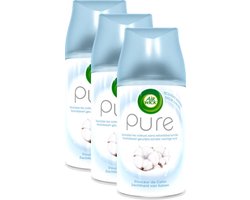 Air Wick Freshmatic Automatische Spray Luchtverfrisser - Pure Zachtheid van Katoen Navulling - 3 Stuks - Voordeelverpakking