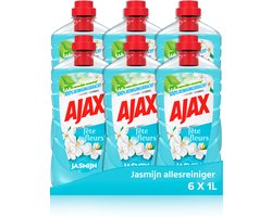 Ajax Allesreiniger Fête des Fleurs Jasmijn 6 x 1L - Voordeelverpakking