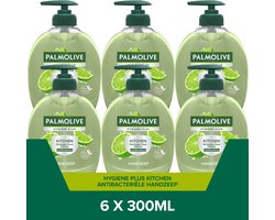 Palmolive Hygiene Plus Kitchen Antibacteriële handzeep - 6 x 300ml - Antibacteriële handzeep - Voordeelverpakking