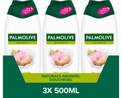 Palmolive Naturals Amandel Douchegel - Voordeelverpakking - 3 x 500ml