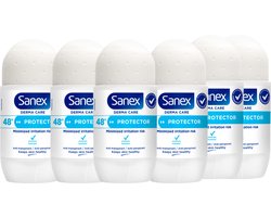 Sanex Derma Care Protector 48h Anti-transpirant Deodorant Roller 6 x 53ml