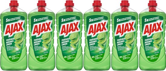 Ajax Limoen allesreiniger 6 x 1.25L
