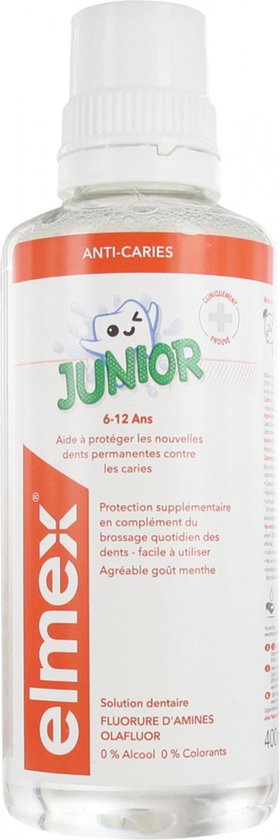 Elmex Junior Tandspoeling met Aminfluoride 6-12 Jaar 400 ml
