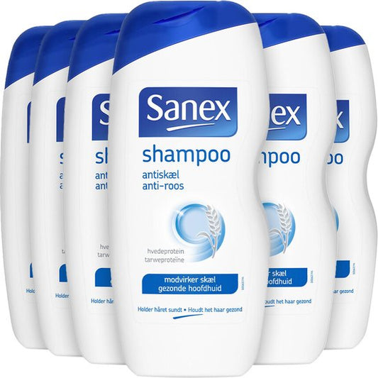 Sanex Shampoo Anti-Roos - 6 x 250 ml - Voordeelverpakking