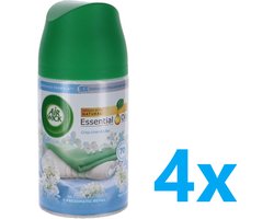 Airwick Freshmatic Navul Crisp Linen & Lilac - 4 x 250 ml - Voordeelverpakking
