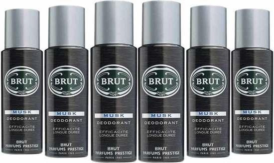 Brut Deodorant spray Musk - 6 x 200 ml